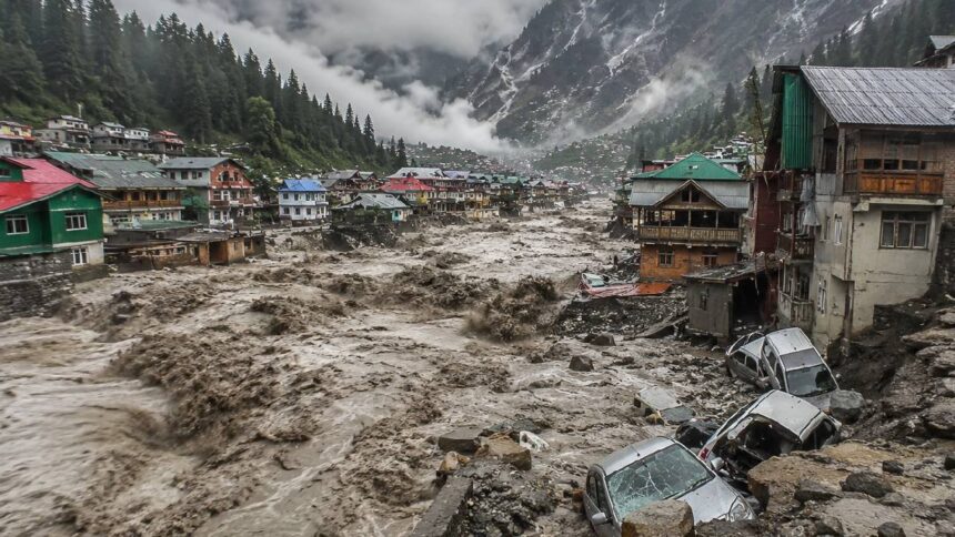 Cloudburst in Kashmir