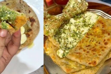 Paneer Thecha Paratha