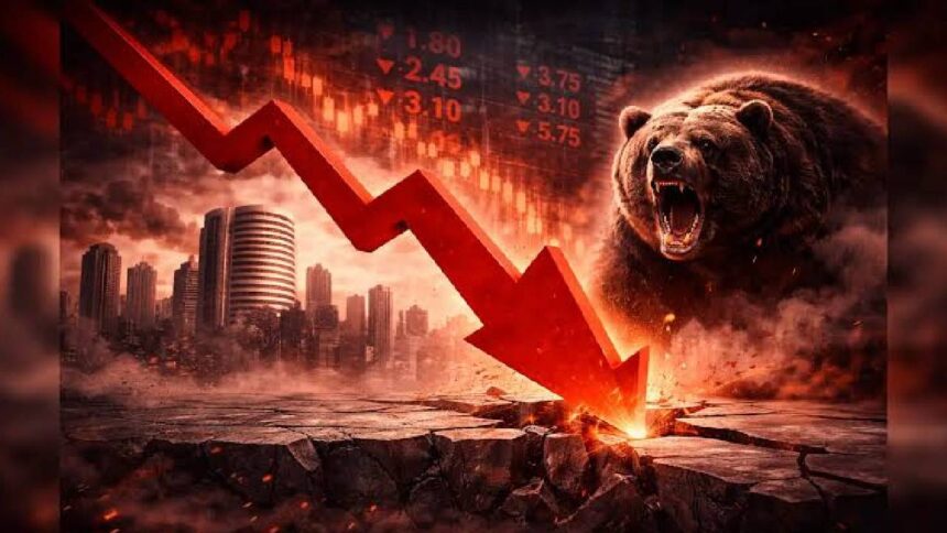 Sensex Down