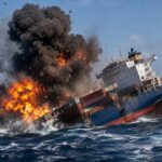 Cargo Ship Attacked