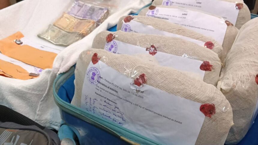 Ganja Smuggling Arrests
