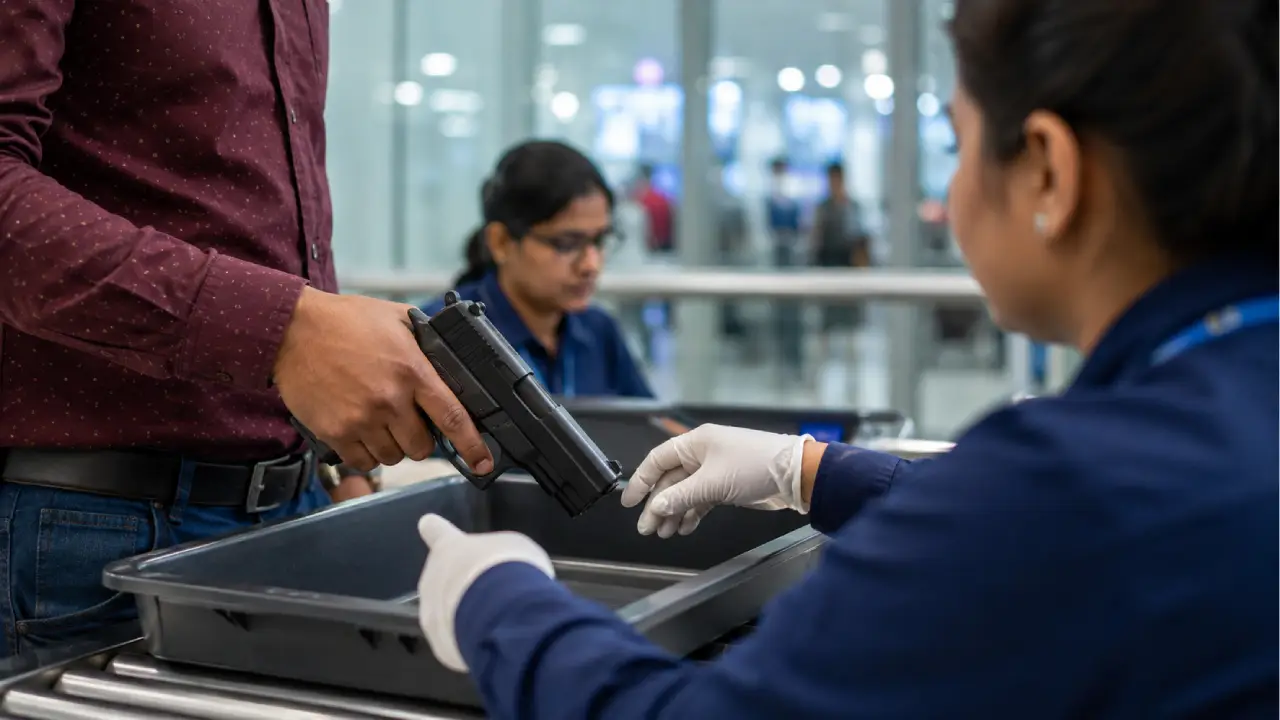 Varanasi Airport Gunshot