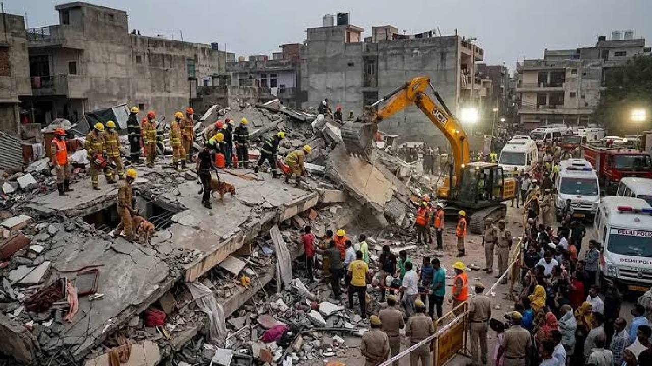 Delhi Building Collapse