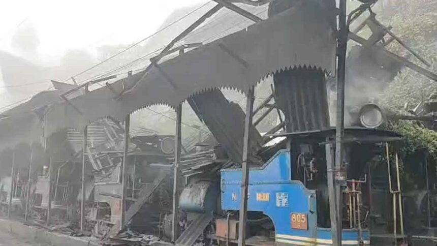 Darjeeling Loco Shed Collapse