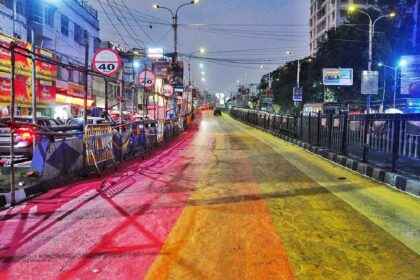 Colourful Road Kolkata