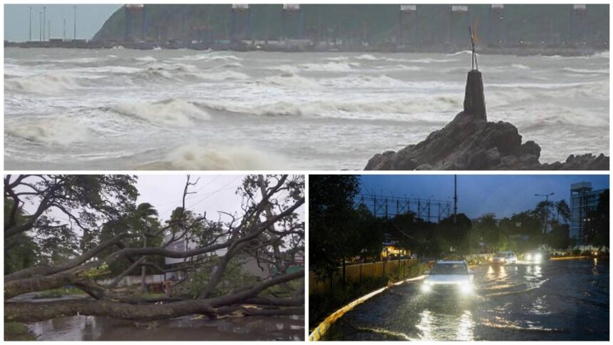 Arnab Cyclone Landfall