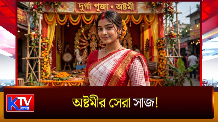 Ashtami Special Saree