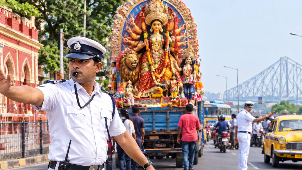 Durga Puja Traffic 2026