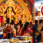 Durga Puja Liquor Sales