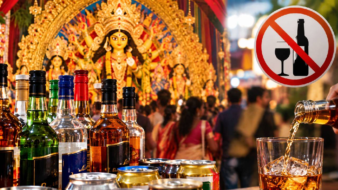 Durga Puja Liquor Sales
